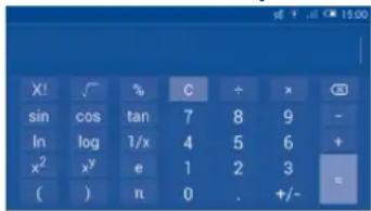 ALCATEL One Touch 6012X - Calculatrice ....+ - x = - 2