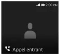 ALCATEL Go Flip - Répondre à un appel ou refuser un appel - 1