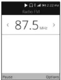 ALCATEL Go Flip - Radio FM. - 3
