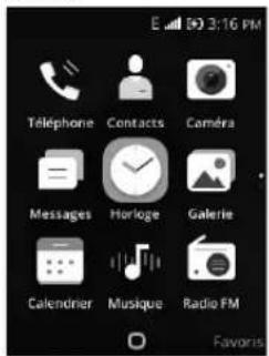 ALCATEL Go Flip - Liste des applications - 1