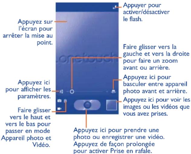 ALCATEL One Touch 5035X - Appareil photo - 2