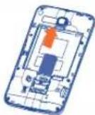 ALCATEL One Touch 5035X - Insérer/Extraire la carte SIM - 2