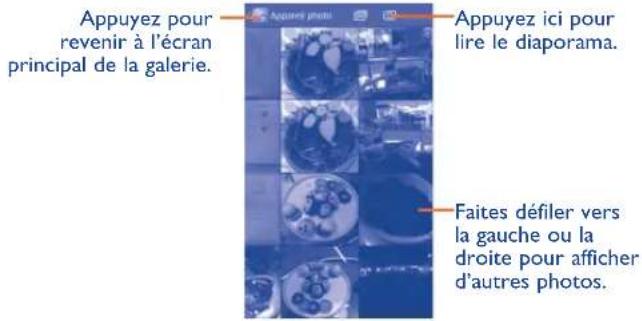 ALCATEL One Touch 5035X - Visionner une photo ou dire une video - 1