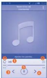 ALCATEL One Touch 5035X - Ecouter de la musique - 1