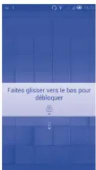 ALCATEL One Touch 5035X - Pour déverrouiller l'écran du téléphone - 1