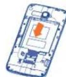 ALCATEL One Touch 5035X - Insérer/Extraire la carte SIM - 3