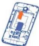 ALCATEL One Touch 5035X - Insérer/Extraire la carte SIM - 4