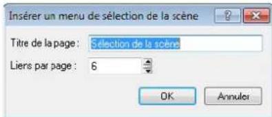 SONY Vegas DVD Architect - Insertion d'un menu de selection de scène - 1