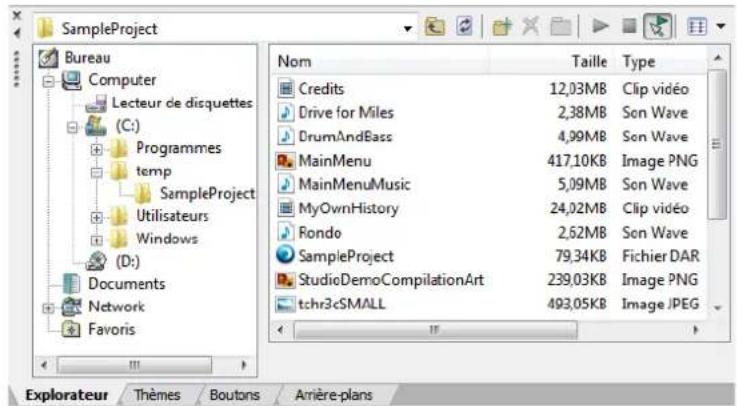 SONY Vegas DVD Architect - Choix des fichiers multimédia - 1