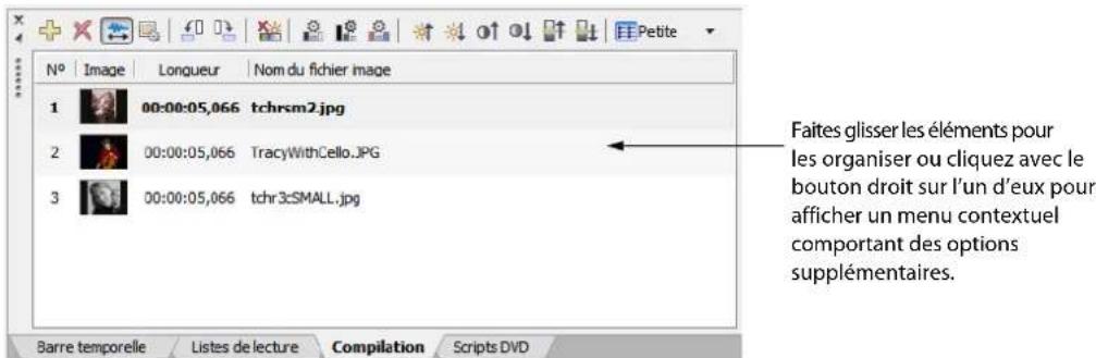 SONY Vegas DVD Architect - Fenetre Compilation (Alt+7) - 1
