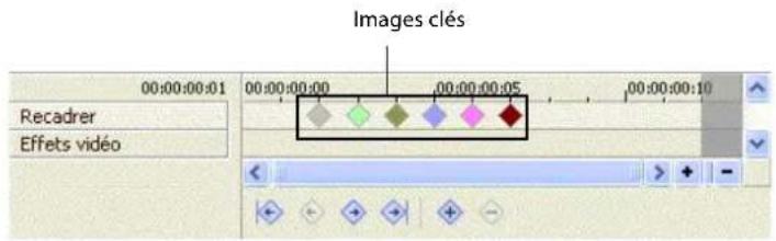 SONY Vegas DVD Architect - Images clés de recadrage et d'effets videoo - 1