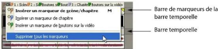 SONY Vegas DVD Architect - Suppression de marqueurs - 1