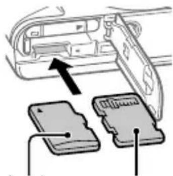 SONY Cybershot DSCWX700 - Insertion de la batterie (fournie)/carte mémoire (vendue séparément) dans l'ordinateur - 3