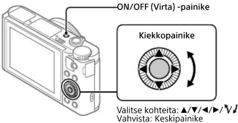 SONY Cybershot DSCWX700 - Kielen ja kellon asettaminen - 1