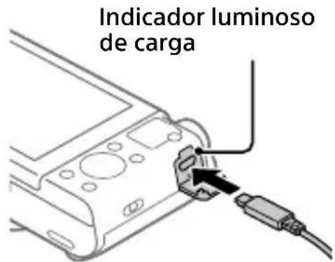 SONY Cybershot DSCWX700 - Ligue a-camera ao Transformador de CA (fornecido) com a bateria inserida usingo cabo micro USB (fornecido) e ligue o Transformador de CA à tomada de parede. - 1