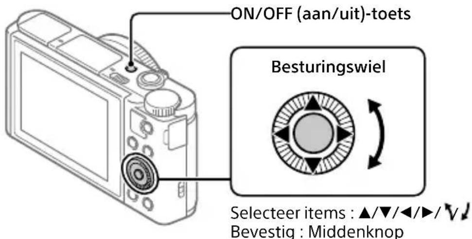 SONY Cybershot DSCWX700 - De taal en de klok instellen - 1