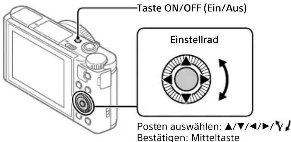 SONY Cybershot DSCWX700 - Einstellen der Sprache und der Uhr - 1