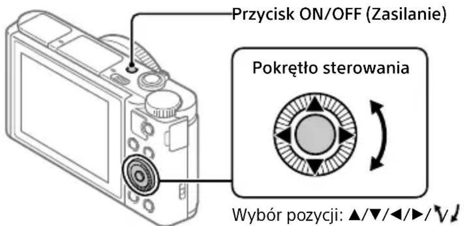 SONY Cybershot DSCWX700 - Ustawianie jejzyka i zegara - 1