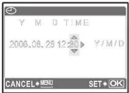 OLYMPUS X760 - c. Press the  button and the  button to select [M]. - 3