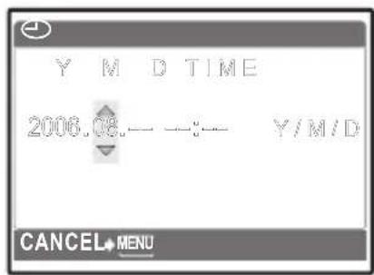 OLYMPUS X760 - c. Press the  button and the  button to select [M]. - 1
