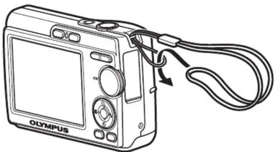 OLYMPUS X760 - Colocar a correia - 1