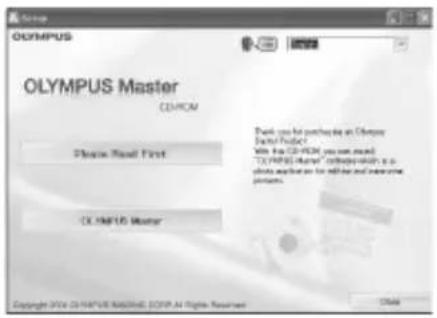 OLYMPUS X760 - Instalar o software - 1