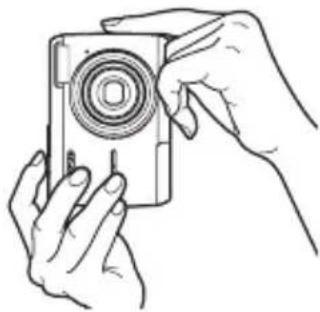 OLYMPUS X760 - a. Hold the camera - 3