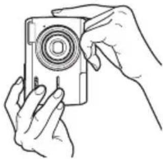 OLYMPUS X760 - a. Segurar a-camera - 3