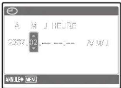 OLYMPUS X790 - A propos de l'écran de réglage de la date et de l'heure - 4