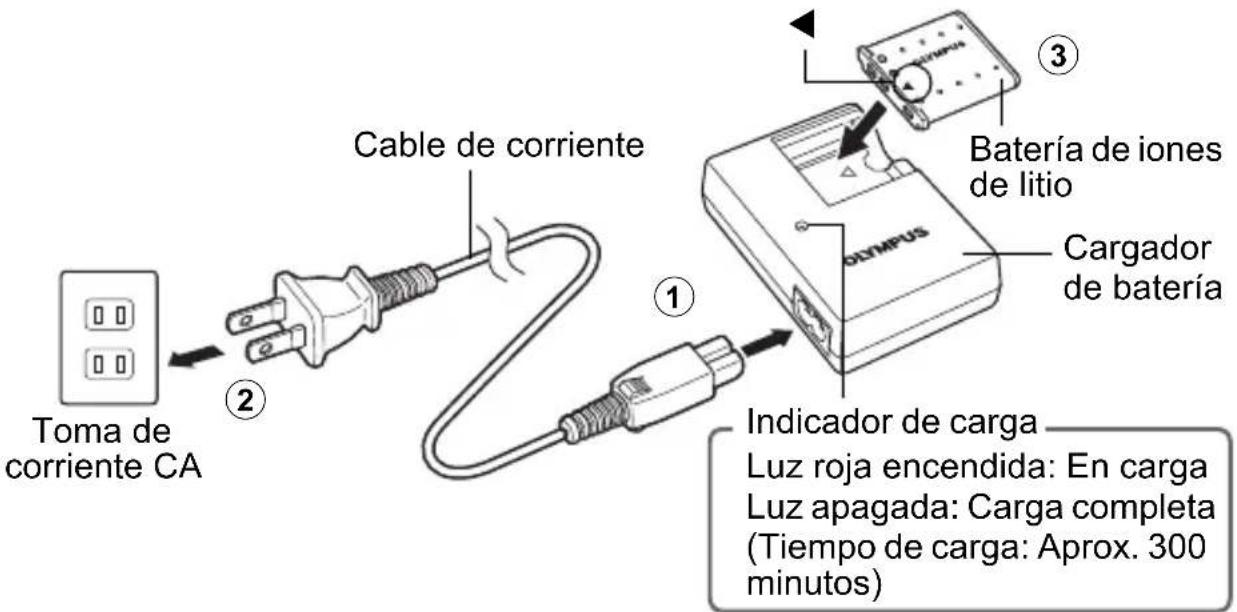 OLYMPUS X790 - a. Cargue la batería. - 1
