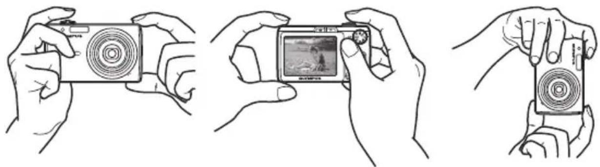 OLYMPUS X790 - a. Hold the camera. - 1
