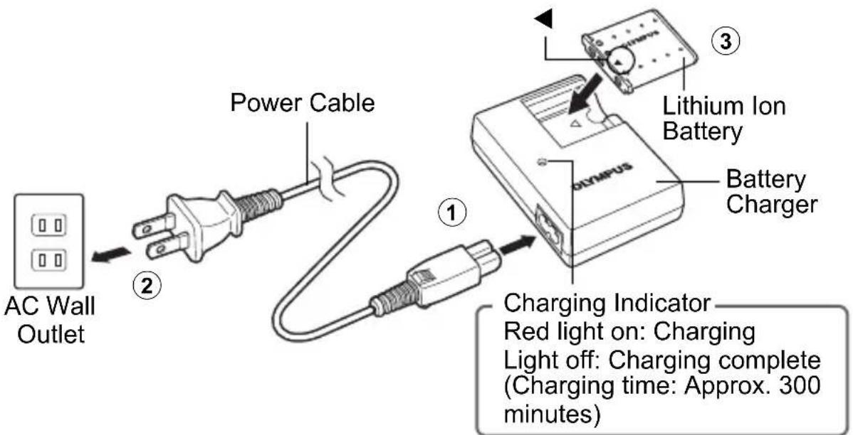 OLYMPUS X790 - a. Charge the battery. - 1