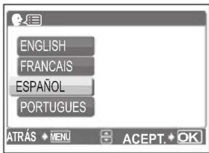 OLYMPUS X790 - Ajuste el idioma - 4