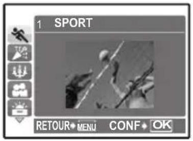OLYMPUS X790 - Modes de scène - 1