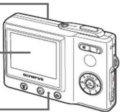 OLYMPUS Camedia X600 - Vergewissern Sie sich, dass die Kamera ausgeschaltet ist. - 1