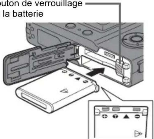 OLYMPUS Camedia X600 - Insérez la batterie. - 1