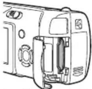 OLYMPUS Camedia D540 Zoom - Die Karte entfernen - 2