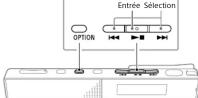 SONY ICDTX660 - Utilisation du menu OPTION - 2