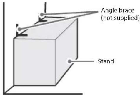 SONY XBR65X81CH - Recommended Measures to Secure the TV - 1