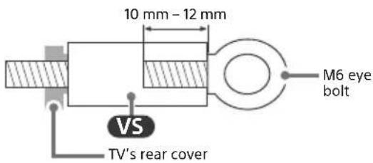 SONY XBR65X81CH - Recommended Measures to Secure the TV - 7