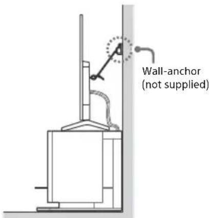 SONY XBR65X81CH - Recommended Measures to Secure the TV - 6