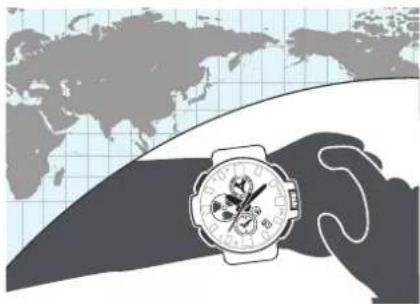 CASIO GShock GSTB100 - Configuration des réglages de l'heure mondiale - 1