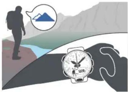 CASIO GShock GRB200 - Mesure de l'altitude - 1