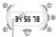 CASIO GShock GRB200 - Mesure du temps écoulé - 2