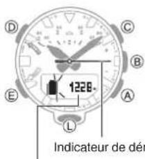 CASIO GShock GRB200 - - Mesure de l'altitude - 1