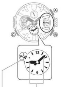 CASIO GShock MRGG2000 - Configuration du réglage de l'heure mondiale - 3