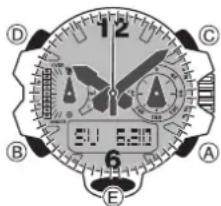CASIO GShock GGB100 - Éclairage manuel de l'écran - 1