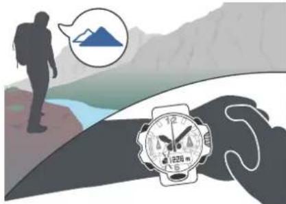 CASIO GShock GGB100 - Mesure de l'altitude - 1