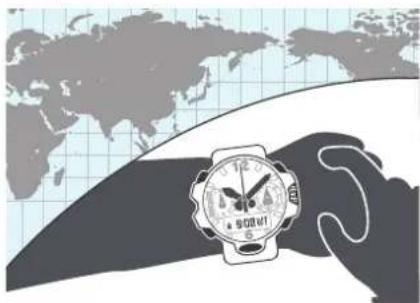 CASIO GShock GGB100 - Configuration des réglages de l'heure mondiale - 1
