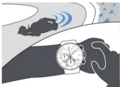CASIO Edifice EQB1000 - Exemple : enregistrement du temps par tour d'une course - 1